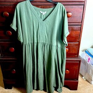 Linen Mini Dress